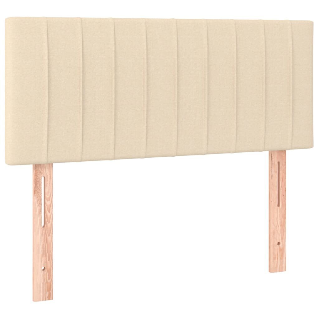 Sänky vidaXL, 90x190 cm, beige hinta ja tiedot | Sängyt | hobbyhall.fi