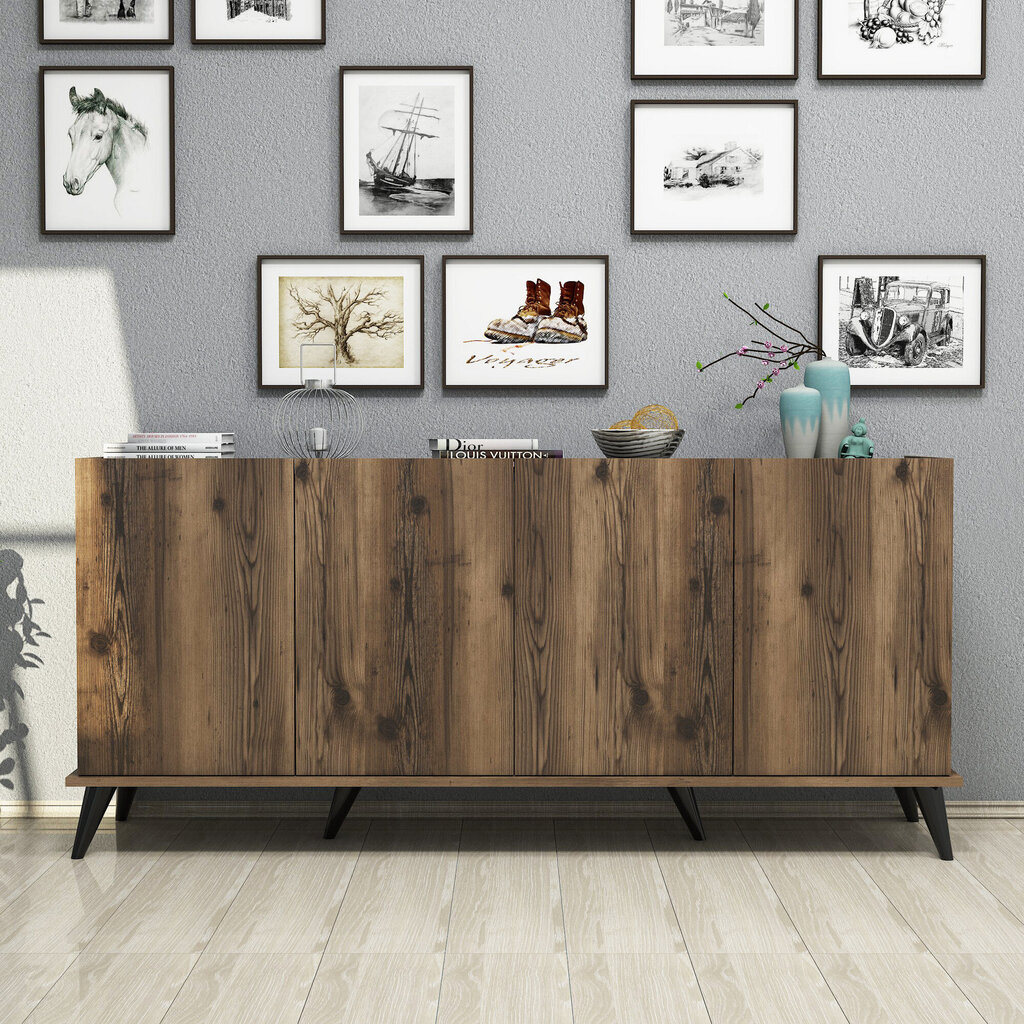 Konsolipöytä Kalune Design Elegante 1604, ruskea hinta ja tiedot | Sivupöydät | hobbyhall.fi