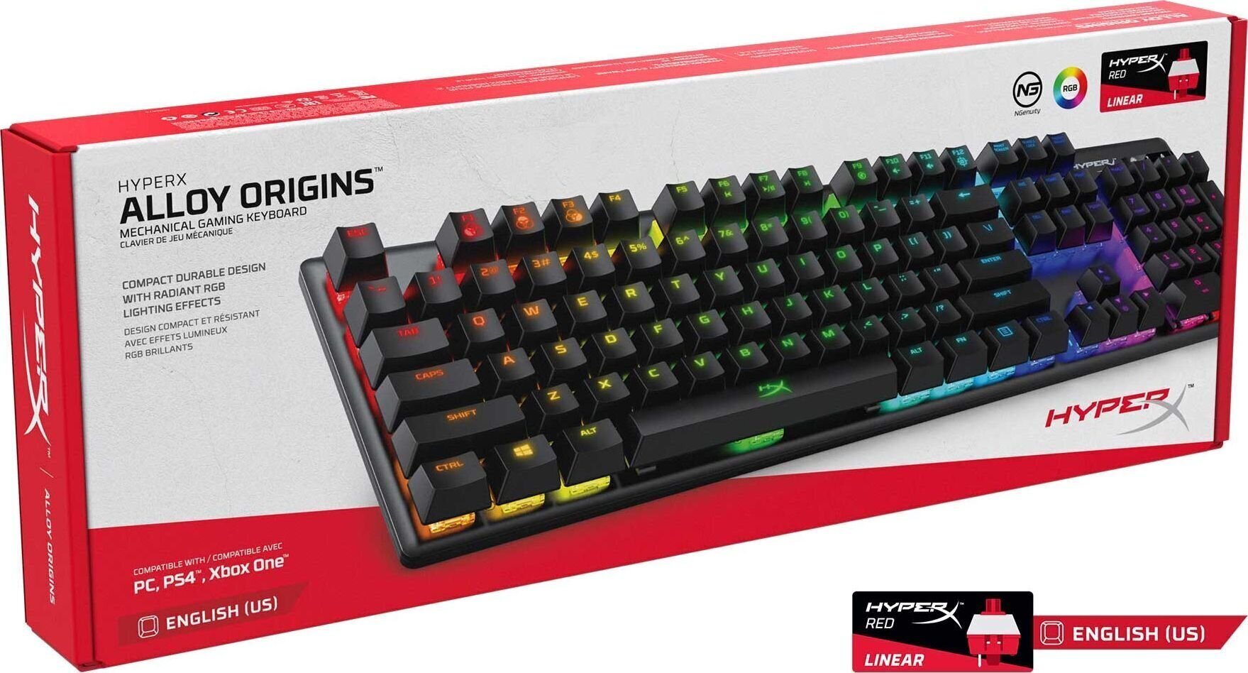 HyperX HX-KB6RDX-US hinta ja tiedot | Näppäimistöt | hobbyhall.fi