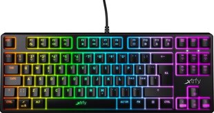 Pelinäppäimistö, Xtrfy K4 TKL RGB, musta, USA hinta ja tiedot | Näppäimistöt | hobbyhall.fi