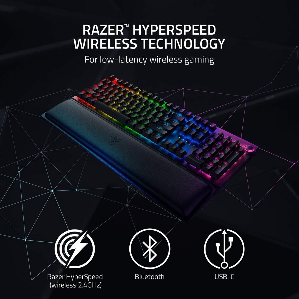 Razer BlackWidow V3 Pro hinta ja tiedot | Näppäimistöt | hobbyhall.fi