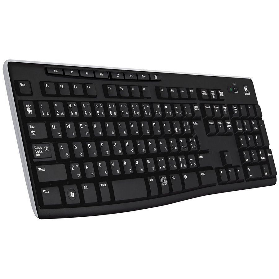 Langaton näppäimistö Logitech K270, musta hinta ja tiedot | Näppäimistöt | hobbyhall.fi