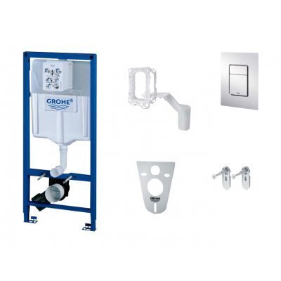 Grohe Rapid SL WC -painikejärjestelmä (5 in 1) 3/6 l, 38827000 hinta ja tiedot | WC-istuimen lisätarvikkeet | hobbyhall.fi