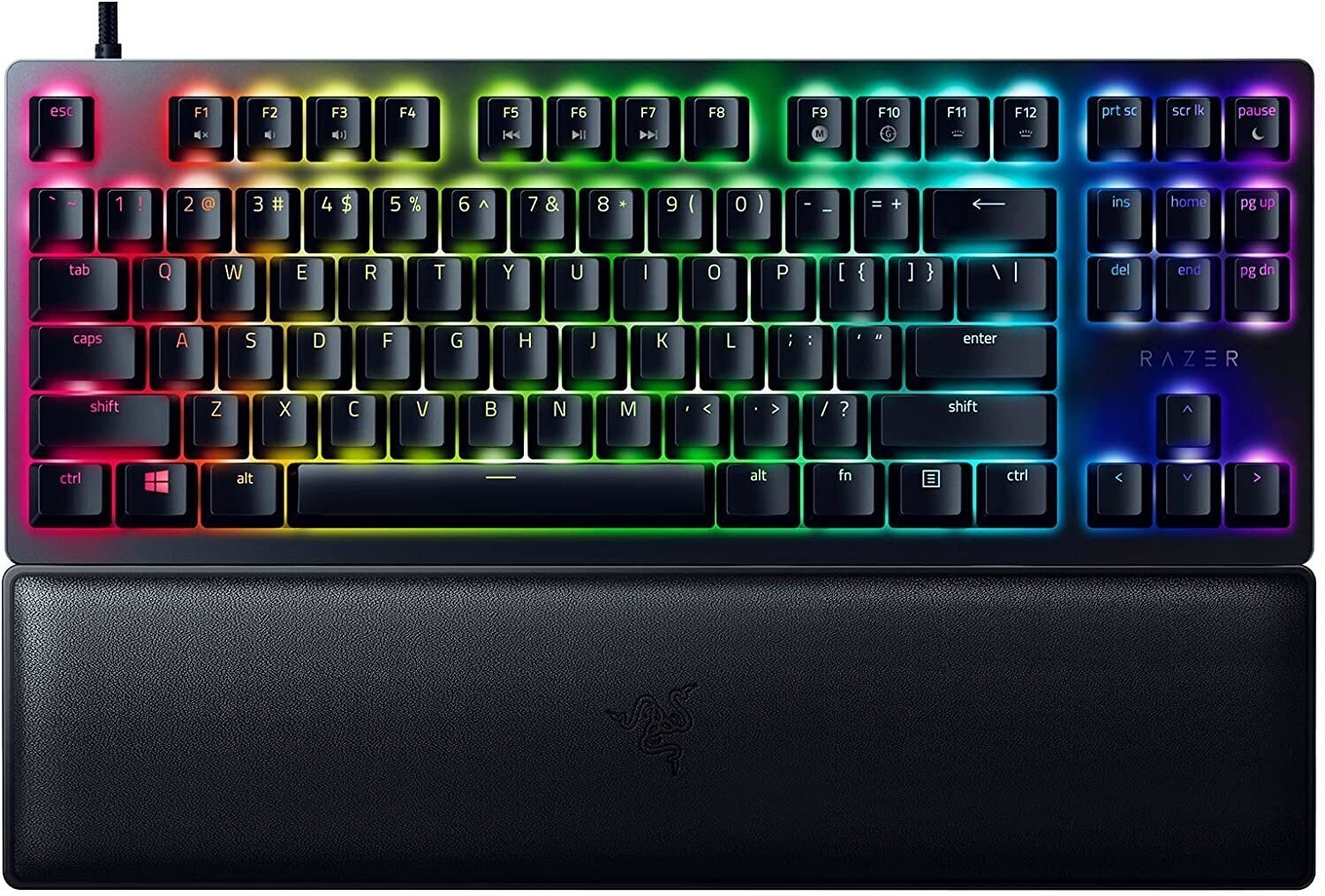 Razer Huntsman V2 Tenkeyless Purple Switch US hinta ja tiedot | Näppäimistöt | hobbyhall.fi