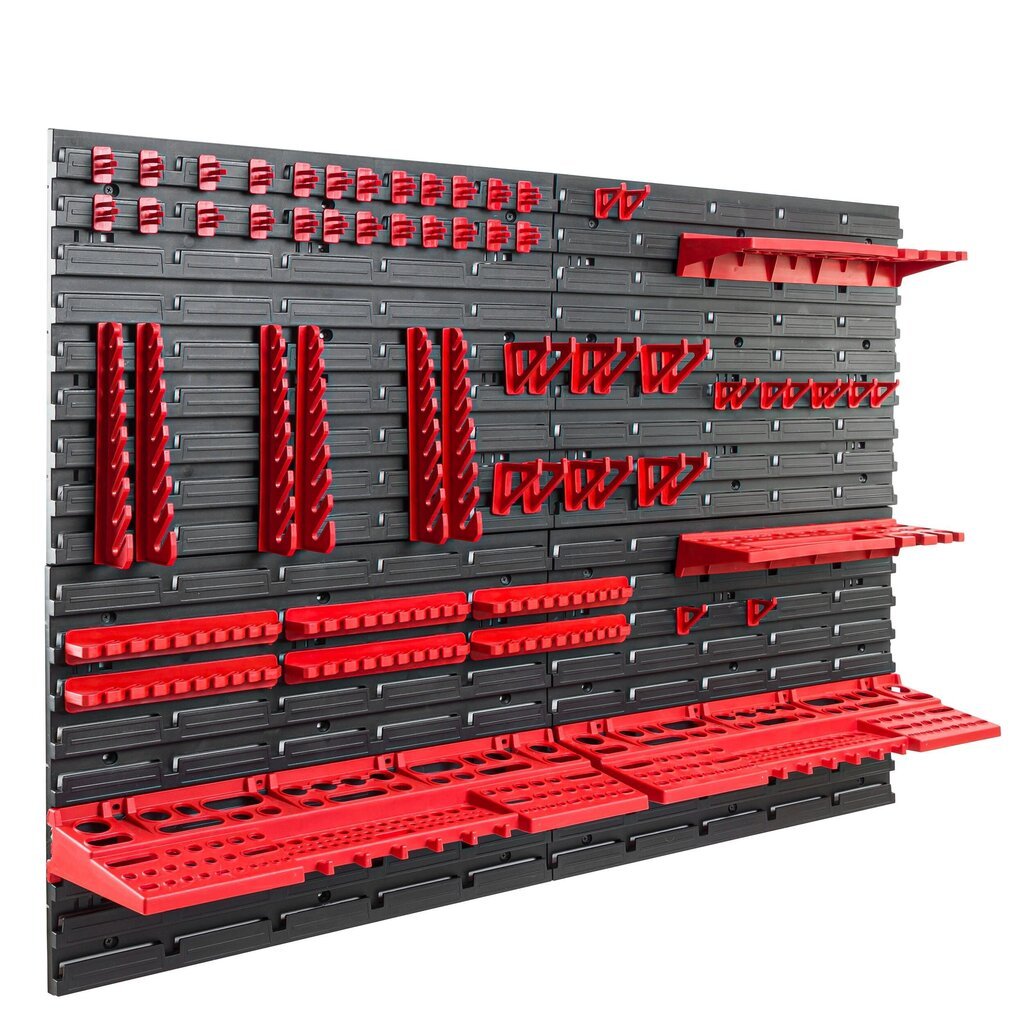 Työkaluseinä 115x78 cm hinta ja tiedot | Työkalupakit ja muu työkalujen säilytys | hobbyhall.fi