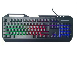 XO KB-01 metallinen RGB-pelinäppäimistö hinta ja tiedot | Näppäimistöt | hobbyhall.fi