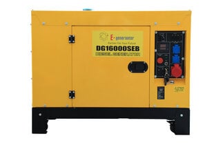 Dieselgeneraattori E-generaattori DG16000SE 400V/max.11.5kw, 230V/3.8kw hinta ja tiedot | Aggregaatit | hobbyhall.fi