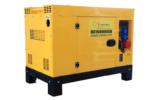 Dieselgeneraattori E-generaattori DG16000SE 400V/max.11.5kw, 230V/3.8kw hinta ja tiedot | Aggregaatit | hobbyhall.fi