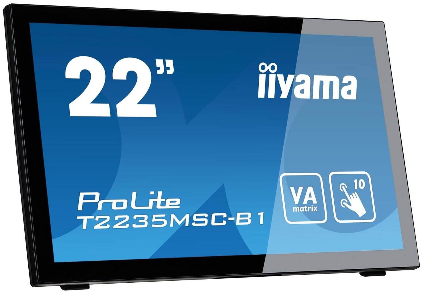 iiyama ProLite T2235MSC 21.5" Full HD Multi-touch näyttö hinta ja tiedot | Näytöt | hobbyhall.fi
