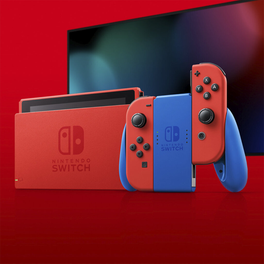 Nintendo Switch Mario Red & Blue Edition pelikonsoli hinta ja tiedot | Pelikonsolit | hobbyhall.fi