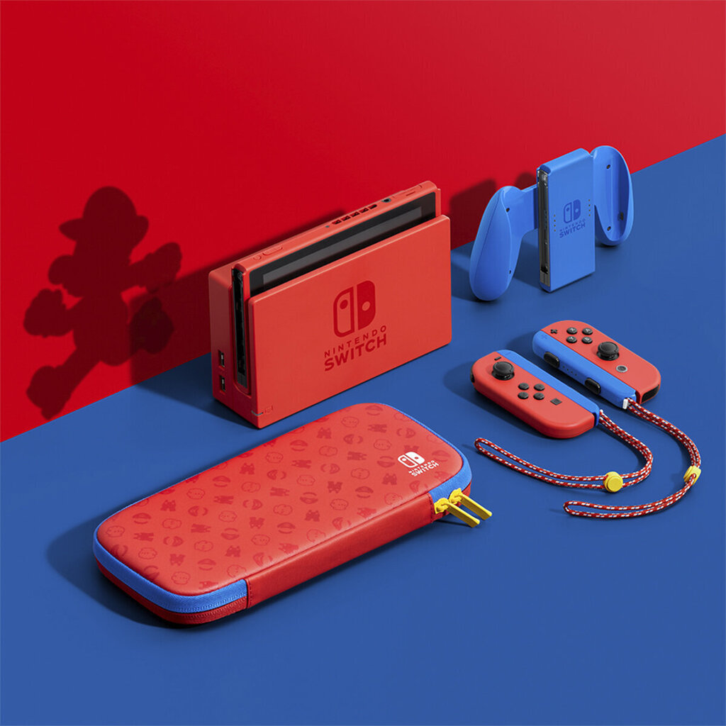 Nintendo Switch Mario Red & Blue Edition pelikonsoli hinta ja tiedot | Pelikonsolit | hobbyhall.fi