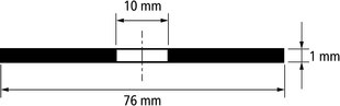 Horse StarterKit 6-osainen | 5x Suora erotin PSF Steelox, 76 x 1,0 x 10,0 mm + työkalupidike suoran hiomakoneen | 69198288 - teräs- ja ruostumattomasta teräksestä (INOX) hinta ja tiedot | Käsityökalut | hobbyhall.fi