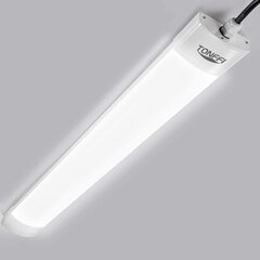 5 kappaletta LED -märkä huonevalo 60 cm 18W 1800Lm, LED -putki 5000K kylmä valkoinen vedenpitävä välkkyminen -vapaa IP65, LED -työpaja kattovalon valaisimen päivänvalo autotallin kellarin toimistossa hinta ja tiedot | Taskulamput ja valonheittimet | hobbyhall.fi