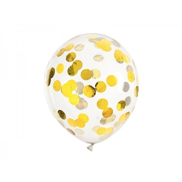 Ilmapallot keltaisella konfetilla, 30 cm hinta ja tiedot | Ilmapallot | hobbyhall.fi