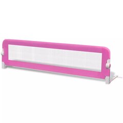 Suojakaide lastensänkyyn, 150 x 42 cm, pinkki hinta ja tiedot | Lasten turvallisuus | hobbyhall.fi