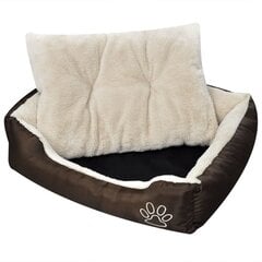 Lämmin sänky koirille pehmeällä tyynyllä XL hinta ja tiedot | Pedit ja pesät | hobbyhall.fi
