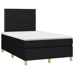 Sänky patjalla 120x200 cm, musta hinta ja tiedot | Sängyt | hobbyhall.fi