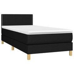 Sänky, 90x200 cm, musta hinta ja tiedot | Sängyt | hobbyhall.fi