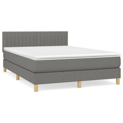 Sänky 140x200cm, tummanharmaa hinta ja tiedot | Sängyt | hobbyhall.fi