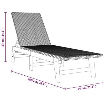 2 - heidän sänkynsä, ruskea/musta hinta ja tiedot | Aurinkotuolit | hobbyhall.fi