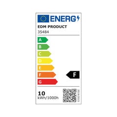 LED-lamppu EDM E27 10 W F 810 Lm (6400K) hinta ja tiedot | LED-valonauhat | hobbyhall.fi