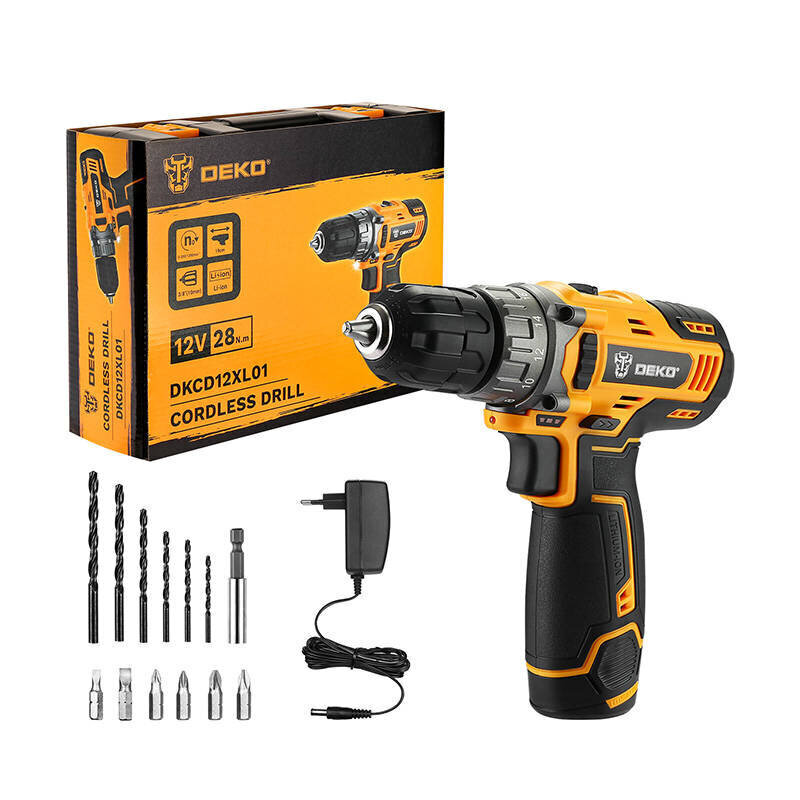 Deko Tools Deko Tools akkuporakone DKCD12XL01-5S3 12V hinta ja tiedot | Akkuporakoneet ja ruuvinvääntimet | hobbyhall.fi