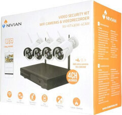 Valvontakamera Nivian NV-KIT430W-4CAM hinta ja tiedot | Valvontakamerat | hobbyhall.fi