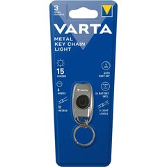 LED-valolla varustettu avainrengas Varta Metal Key Chain Light 15 lm hinta ja tiedot | Taskulamput ja valonheittimet | hobbyhall.fi