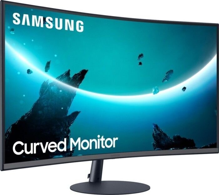 Samsung 27" kaareva Full HD näyttö LC27T550FDUXEN hinta ja tiedot | Näytöt | hobbyhall.fi