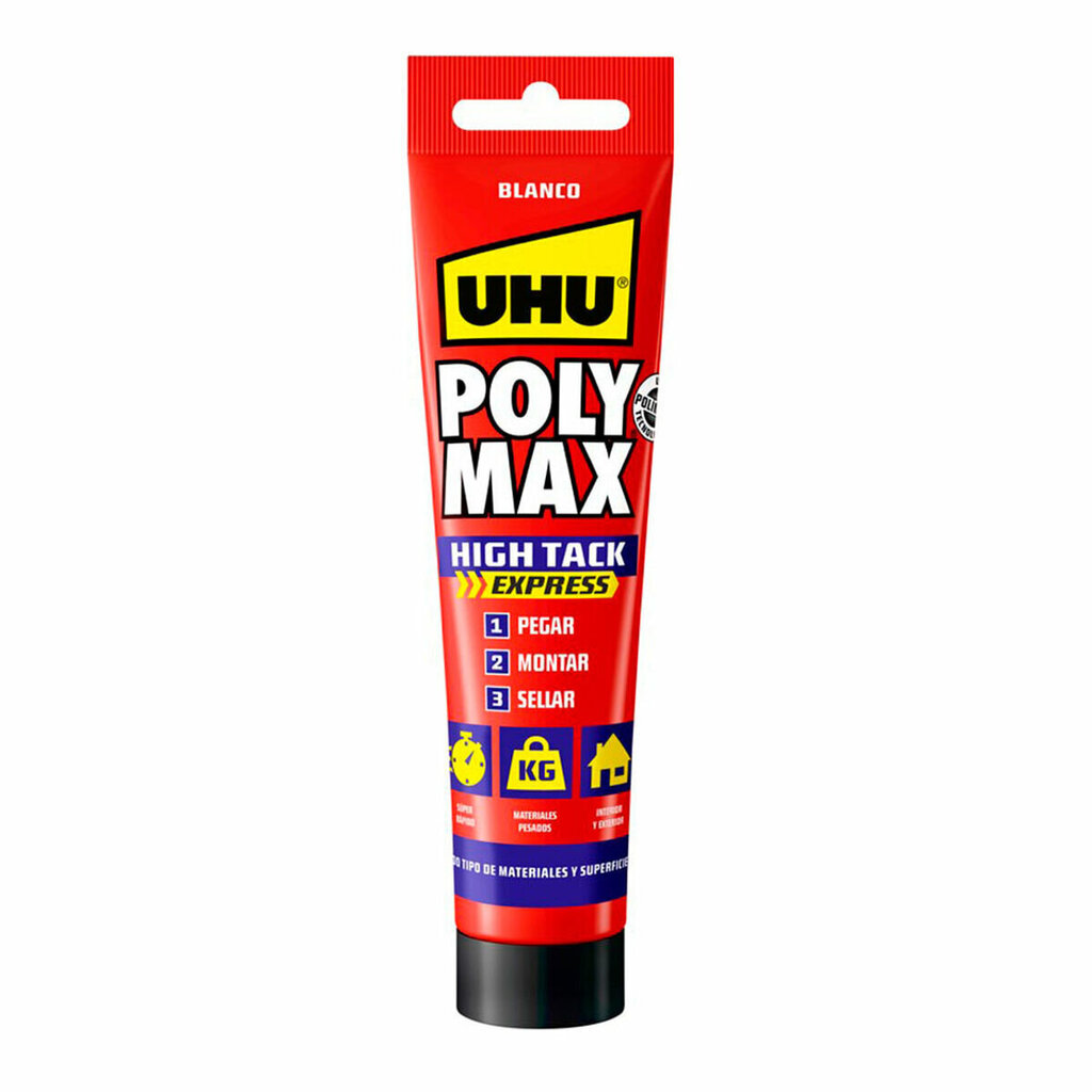 Liima - tiiviste UHU Poly Max High Tack Epress 6312920, 165 g hinta ja tiedot | Eristeet ja tiivisteet | hobbyhall.fi