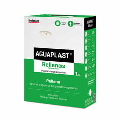 Jauhekipsi Aguaplast, 1 kg, valkoinen hinta ja tiedot | Laastit ja kitit | hobbyhall.fi