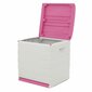 Kirstu Plastiken 60 x 61 x 53 cm Beige Fuksia Muovinen hinta ja tiedot | Kylpyhuoneen sisustus | hobbyhall.fi