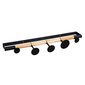 Wall mounted coat hanger 18 x 11 x 74 cm Metalli Puu teollinen hinta ja tiedot | Kylpyhuoneen sisustus | hobbyhall.fi