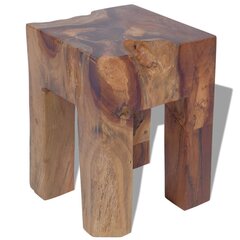 Tuoli, massiivi tiikkipuuta, 30x30x40 cm hinta ja tiedot | Ruokapöydän tuolit | hobbyhall.fi