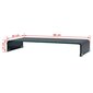 TV-taso/monitori, musta lasi, 90x30x13 cm hinta ja tiedot | TV-tasot | hobbyhall.fi