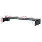 TV-taso/monitorikorkeus, musta lasi, 120x30x13 cm hinta ja tiedot | TV-tasot | hobbyhall.fi