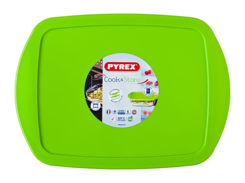 PYREX lämmönkestävä astian keitto & Varasto, 28x20 cm, 1,6 l hinta ja tiedot | Uunivuoat ja leivontavälineet | hobbyhall.fi