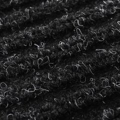 Musta PVC-ovimatto, 90 x 60 cm hinta ja tiedot | Ovimatot | hobbyhall.fi