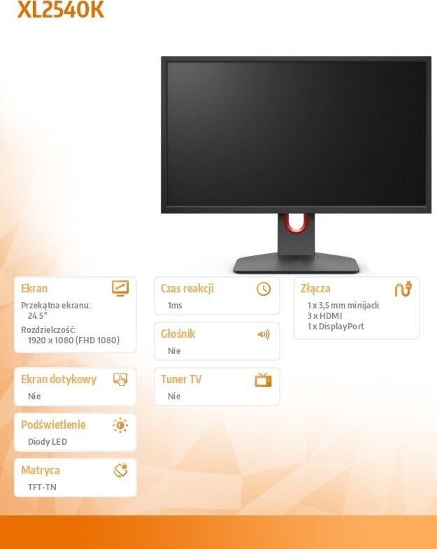 BenQ 9H.LJMLB.QBE hinta ja tiedot | Näytöt | hobbyhall.fi