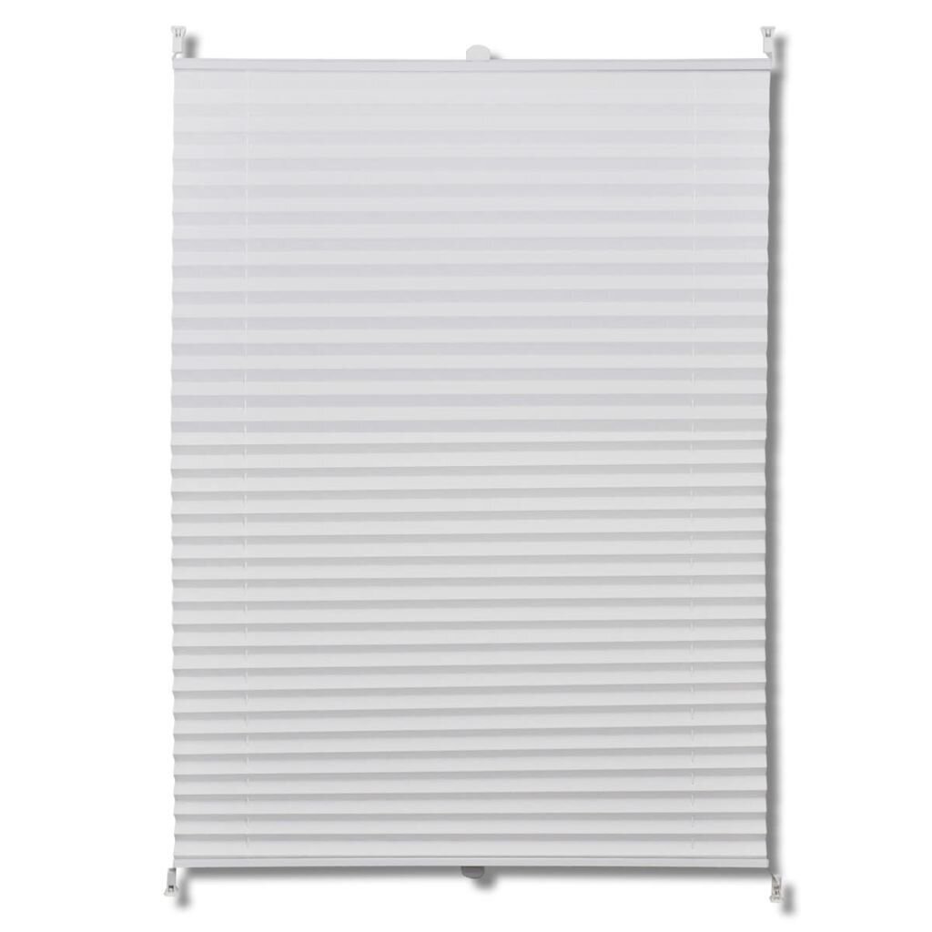 Laskostetut kaihtimet 80 x 125 cm, valkoinen hinta ja tiedot | Kaihtimet | hobbyhall.fi