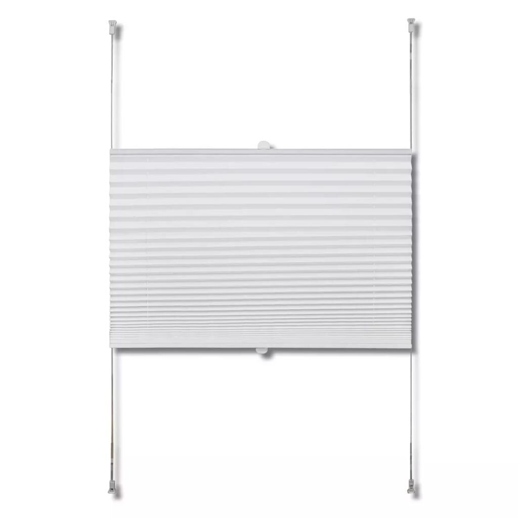 Laskostetut kaihtimet 80 x 125 cm, valkoinen hinta ja tiedot | Kaihtimet | hobbyhall.fi