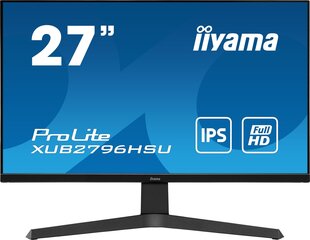 Näyttö Iiyama XUB2796HSU-B1 hinta ja tiedot | Näytöt | hobbyhall.fi