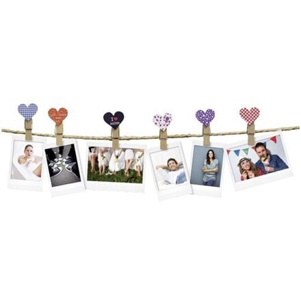 Fujifilm Instax Design Clips Heart 10kpl hinta ja tiedot | Valokuva-albumit -ja kehykset | hobbyhall.fi