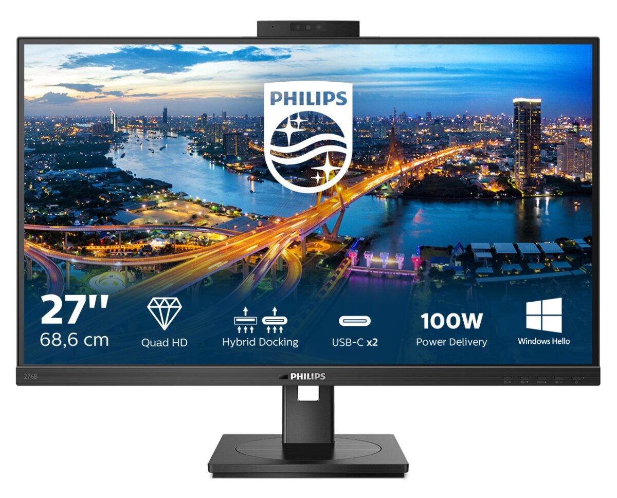 Philips 27" Quad HD näyttö B Line 276B1JH/00 hinta ja tiedot | Näytöt | hobbyhall.fi