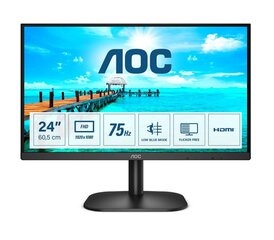 AOC 23.8" FHD Monitor 24B2XHM2 hinta ja tiedot | Näytöt | hobbyhall.fi