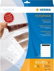 Herma negatiivinen hiha, 5 PP CL 25 arkkia (7761) hinta ja tiedot | Valokuva-albumit -ja kehykset | hobbyhall.fi