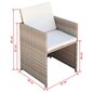 Ruokapöydän tuolit, 2 kpl, harmaa, 52x56x85 cm, polyuretaani hinta ja tiedot | Puutarhatuolit | hobbyhall.fi