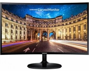 Samsung 27" kaareva Full HD näyttö LC27F390FHRXEN hinta ja tiedot | Näytöt | hobbyhall.fi