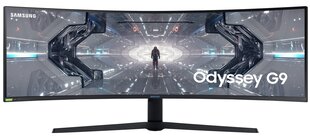 Samsung Odyssey G9 49" UltraWide Dual Quad HD LCD näyttö LC49G95TSSRXEN hinta ja tiedot | Samsung Tietokoneet ja pelaaminen | hobbyhall.fi