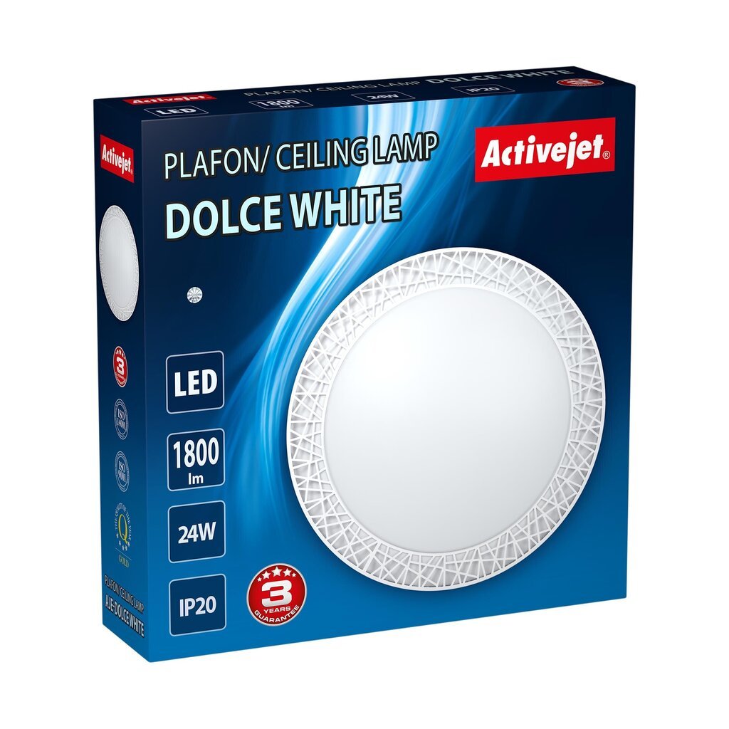 Activejet kattovalaisin AJE-Dolce White hinta ja tiedot | Kattovalaisimet | hobbyhall.fi